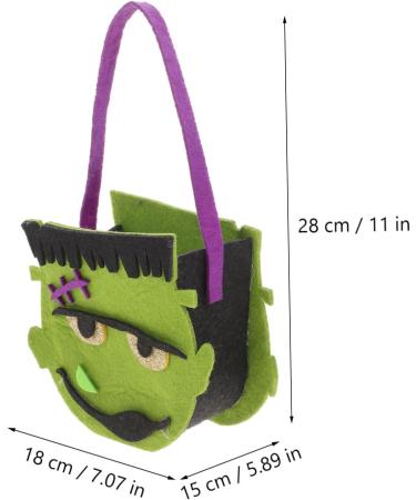 Alipis 4pcs Halloween Candy Bag Decor Halloween Treat Bag Pumkins Children Bucket Modeling Felt Cloth - Buy Online on GoSupps.com