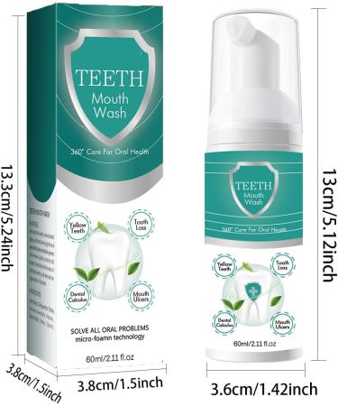 2PC Hudros Mouthwash for Teeth - Effective Solution for Oral Health Lightens Teeth & Alleviates Oral Problems - Buy Online on GoSupps.com