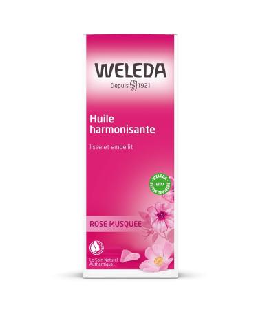 WELEDA Huile Corps Raffermissante la Rose Musqu e Texture Lissante et Hydratante (Flacon 100 mL) - Le Lot De 2