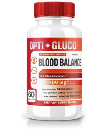 Opti Gluco - Opti Gluco Capsules to Maintain Stable Healthy Levels All-Natural Blood Dietary Supplement Opti Gluco Advanced Formula for Optimal Health OptiGluco Reviews (60 Capsules)
