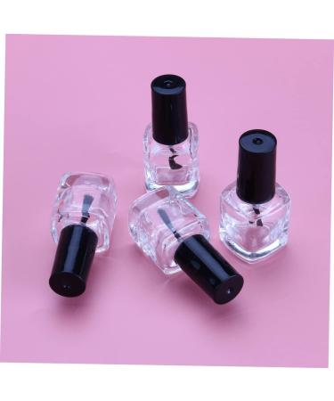 Balacoo Nails Gel Clear Gel Nail Art Gel Bottle Brush Clear Nail Polish Bottles Glass Manicure Empty Bottle - Buy Online on GoSupps.com