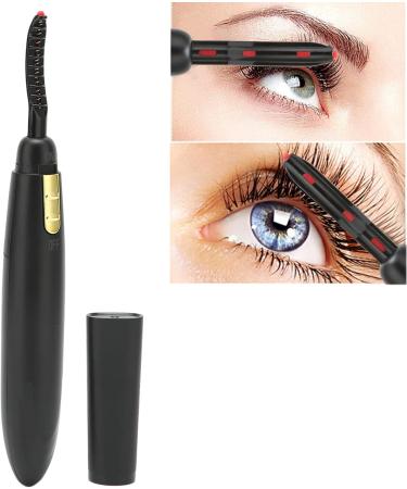 Verdant Touch Long Lasting Eye Lash Curler Heated Eyelash Curler Electric Eye Lashes Curler Rechargeable Quick Heating Long Lasting Battery Makeup Tool Black - Buy Online on GoSupps.com