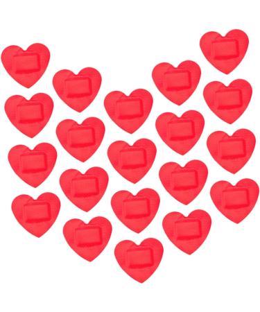 Buy Sosoport Heart Stickers - 90 Sheets Waterproof Hemostatic Patches for Bandaging | Bulk Red Stickers | 3.8x3.2cm | Fast International Shipping - Buy Online on GoSupps.com