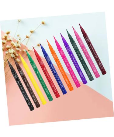 Angoily 24 Pcs Eyeliner Pencil Matte Colored Eyeliner Eyeline Liquid Pencil Liquid Eyeliner Makeup Painted 1 count (Pack of 1) As Shownx2pcs - Buy Online on GoSupps.com