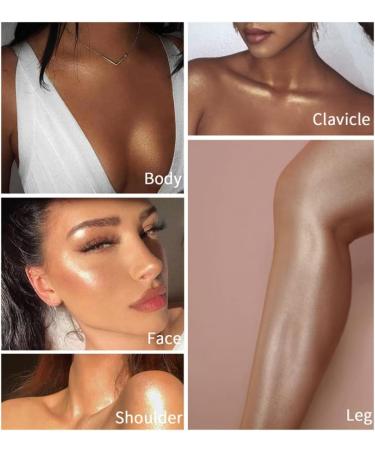 Face Body Luminizer Illuminator Cream Spray Contour Highlighter Liquid Bronzer Luminizer Style2 makeup - Buy Online on GoSupps.com