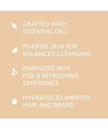 Barrel and Oak All-In-One Body Wash for Men | Essential Oil Soap for Hair Face & Body | Fir Needle & Citrus Zest Blend | 16 oz - Buy Online on GoSupps.com