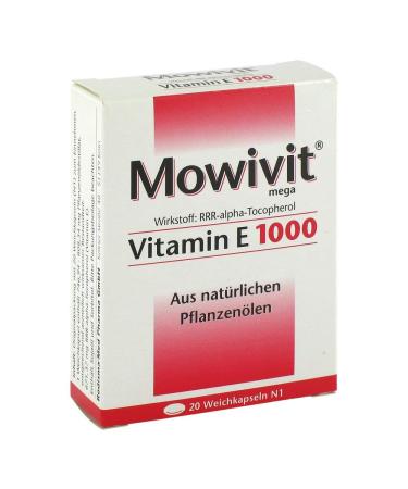 Mowivit vitamin E 1000 chapes 20 hours