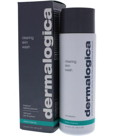Dermalogica Clearing Skin Wash 250ml - Foaming Prebiotic Cleanser for Clear & Radiant Skin Prevents Future Breakouts For Normal Combination And Oily Skin - Buy Online on GoSupps.com