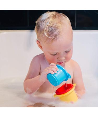 Playgro Crocodile Stacking Cups - 8 Colorful Pieces for 6+ Months | Ideal Baby Bath Toys & Stacking Fun - 40087 - Buy Online on GoSupps.com
