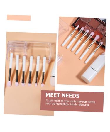 FRCOLOR Eyeshadow Makeup Brush Set - 3 Pcs Cosmetic Applicator for Women | Blending Brushes & Face Sponges - Travel-Friendly Artificial Fiber Brushes - Buy Online on GoSupps.com