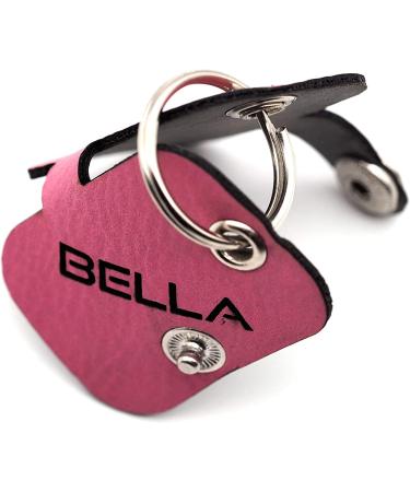 Copter Farm Dog Brand Bag | Engraved Collars for Dogs | Art & Real Leather | Custom Double-Sided Pink Rectangle - Buy Online on GoSupps.com