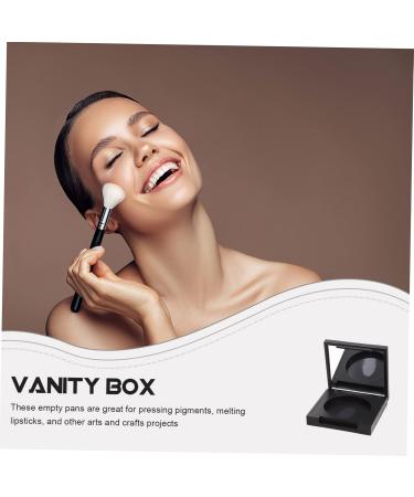 Beavorty Eyeshadow Palette 20 pcs with Sub Pallette Girls Organizers Vials Refillable Powder Clear Lipstick Aging Eye Highlighters 5x5cmx5pcs Blackx5pcs - Buy Online on GoSupps.com