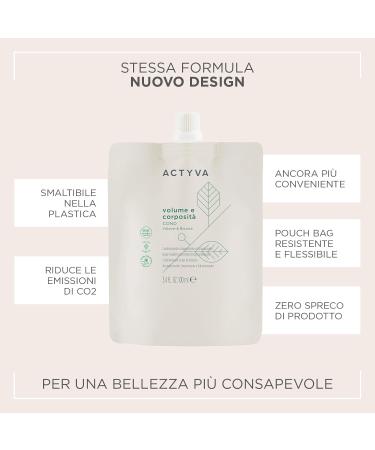  Kemon Actyva - Volume and Body Conditioner Volumizing Conditioner for Fine Hair with Flaxseeds Silicone-Free 100ml Travel Size - Buy Online on GoSupps.com