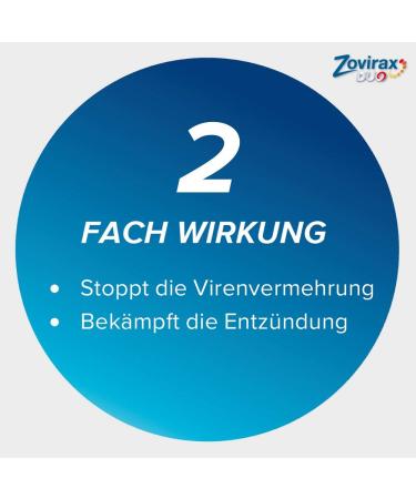 Zovirax Duo Creme for Lip Herpes | Twin-Acting Formula with Aciclovir & Hydrocortisone | 2g Package - Fast International Shipping - Buy Online on GoSupps.com
