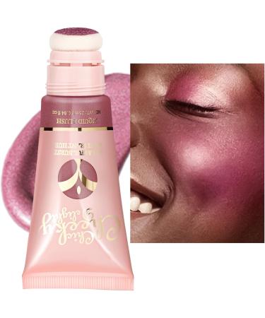 Blush with Applicator | Moisturizing Velvet Liquid Blush for Cheeks Compact Coutouring Cheeks Blush for Oil Skin for Gathering Dating Traveling Home Working Welts 06 - Buy Online on GoSupps.com