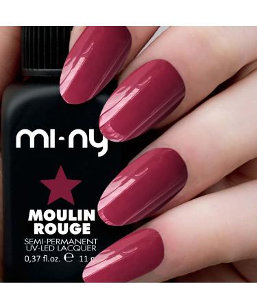 MI-NY Semi-Permanent UV LED Nail Polish MOULIN ROUGE 12 ml