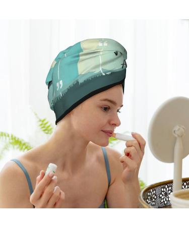 Buy Hair Towel Wrap - Fast Drying Turban with Button | Quick Hair Drying Solution - Buy Online on GoSupps.com