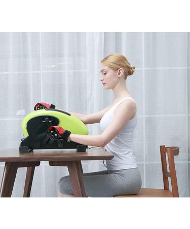 Portable Exercise Bike Rehabilitation Mini Under Desk Elliptical Electric Hand Foot Pedal Trainer Elderly Bicycle Exerciser Suitable for Home Bed Wheelchair Fitness Ellipse Leg Exerciser - Buy Online on GoSupps.com