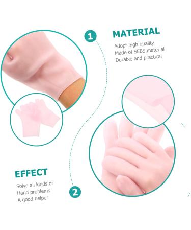 Beavorty 1 Pair moisturizing Gloves Hand lotions Black Disposable Gloves Hand moisturizer Gloves Overnight Gloves for Dry Hands Cracked Hand Gloves exfoliating whitening Glove Fingerless - Buy Online on GoSupps.com