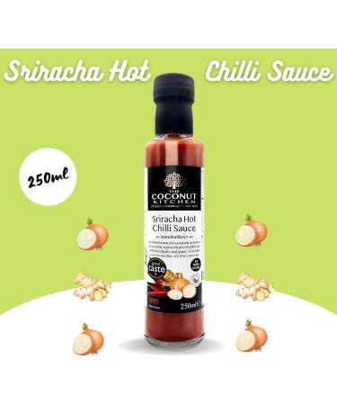 Coconut Kitchen Sauce Bottle Pick N Mix | Choose From 6 Flavours | Chilli Garlic Honey-Garlic Miso Sesame Sriracha Hot-Chilli Sweet-Chilli Thai Sweet - Pack of 3 x 250g - Buy Online on GoSupps.com