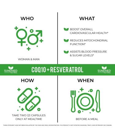CoQ10 Powerful Antioxidant Capsules with Resveratrol | Boost Energy & Heart Health - International Shipping Available - Buy Online on GoSupps.com