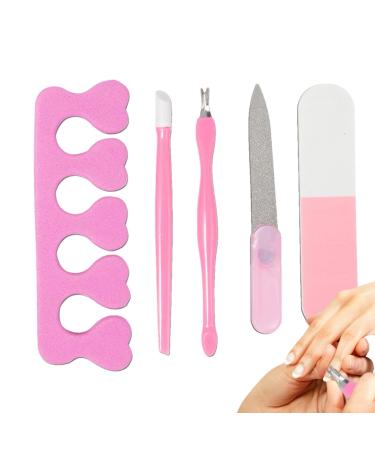 5 Piece Manicure Kit | 5-Piece Professional Nail Grooming Kit Multi-Functional Nail Care Tool for Dating Parties Travel Proms