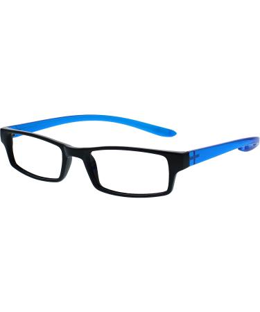 Shop Black Bright Blue Neck Readers 3 Pack for Men & Women - The Reading Glasses Company RRR20-3 +2.50 - Buy Online on GoSupps.com