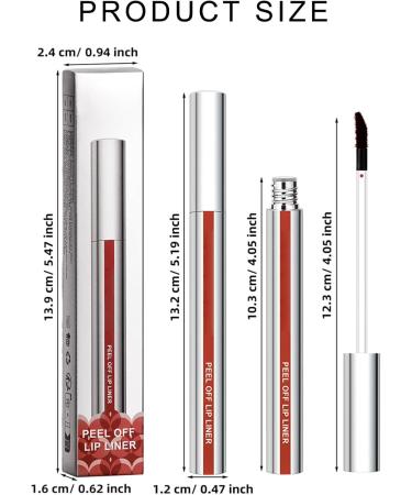  Uqezagpa Peels Offs Lip Stain Lips Tint Tatou Colors Lip Gloss Durable Liquid Lipstick Antistick Cup Stain Teint Makeup Peel Off Liner - Buy Online on GoSupps.com