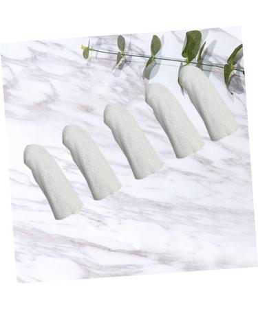 FRCOLOR Finger Guard 5pcs - Protective Finger Sleeves & Thumb Covers for Injury Prevention Heat Insulation & Nail Protection - White & Gold - Buy Online on GoSupps.com
