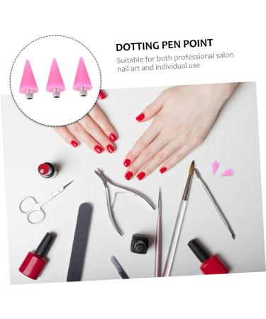 Healeved 9 Pcs Manicure Dotting Tools Studs Picker Wax Heads Wax Rhinestone Picker Wax Pencil for Rhinestones Wax Rhinestones Picker Dual Diy Jewel Picker Dotting Pen Point Acrylic Pink - Buy Online on GoSupps.com