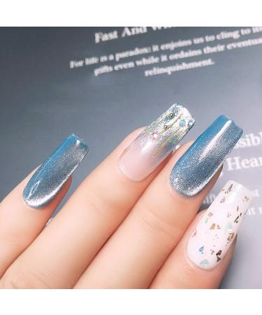 Major Dijit 9D Wide Cat Eye Aurora Glitter Gel Nail Polish 15ml - Soak Off UV LED Pink Bottle - Buy Online on GoSupps.com
