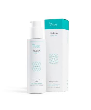 Colibri Skincare 2% BHA Peeling 100ml - Salicylic acid peel for all skin types - chemical exfolian for the face to reduce pimples & blueprints - helps to reduce pores - Buy Online on GoSupps.com