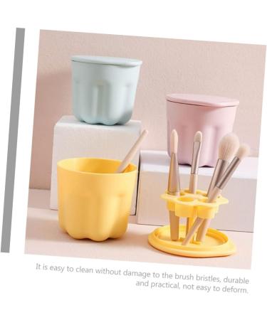 Housoutil 2 Sets Pp Washing Bowl Silicone Makeup Mat Silicone Brush Cleaning Pad Brush Cleaner Kit Makeup Tool Cleaner Beauty Brush Scrubber Bowl Beauty Tools Silica Gel Portable Washer 8.5x8CM As Shown - Buy Online on GoSupps.com