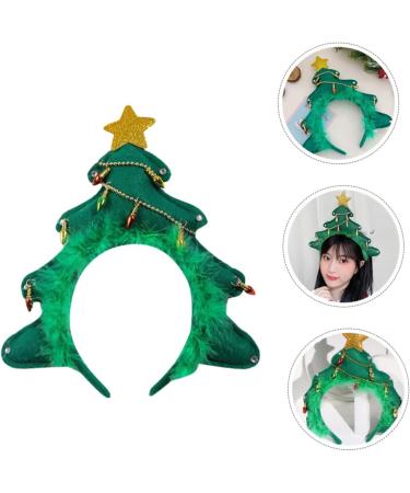 DEARMAMY Glitter Xmas Tree Headband Christmas Tree Light up Headband Headbands Decorative Hairband Christmas Hair Accessories Women Xmas Tree Headband Glitter Headband Fabric - Buy Online on GoSupps.com