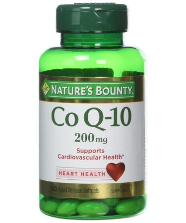 Nature's Bounty Co Q-10 Extra Strength 200mg 80 Softgels (Pack of 3)