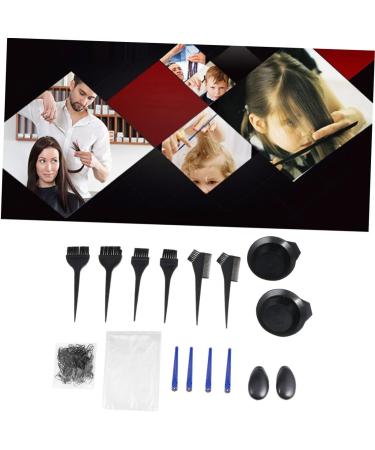 Ipetboom 1 Set Hair Dyeing Kit Balayage Brush Hair Dyeing Brush Disposable Barber Apron Highlight Hair Brush Dye Mixing Bowl Hair Tint Bowl Tools Hair Coloring Tool Household Hair Dye Bowl - Buy Online on GoSupps.com