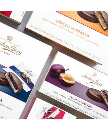 Anthon Berg Fruit in Marzipan Blueberry in Vodka - 220g Gourmet Marzipan Treats | International Shipping Available - Buy Online on GoSupps.com
