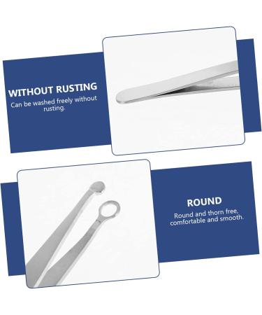 Beaupretty 1PC Nose Hair Trimmer Nose Trimming Nose Hair Clip Eyebrow Plucker Facial Hair Removal pinzas para u as Nasal Hair Tweezer Miss Stainless Steel Metal Cosmetic - Buy Online on GoSupps.com