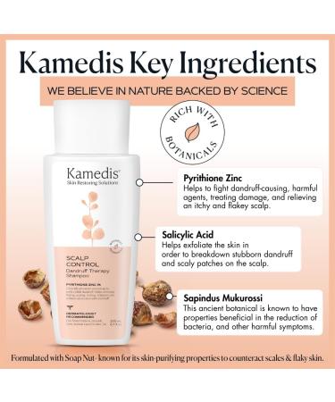 KAMEDIS Anti-Dandruff Shampoo & Scalp Kit - Clinically Proven Treatment for Itchy Flaky Scalp | Dermatologist Recommended Conditioner Set - International Shipping Available - Buy Online on GoSupps.com