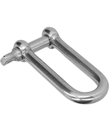 10Pcs M40 Stainless Steel D-Shackle Straight Anchor Screw Pin Chain Connector - Buy Online on GoSupps.com