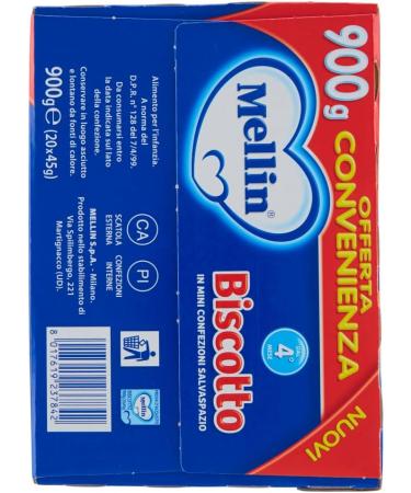  Italian Gourmet E.R. Mellin Biscotto Classico Lot of 3 boxes of 900 g + Italian Gourmet Pulp 400 g - Buy Online on GoSupps.com