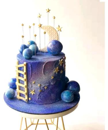 Personalised Cake Toppers Cake Decorations 20PCS/30PCS/50PCS Three-dimensional Five-pointed Star Cupcake Toppers Wedding Cake Decorations Dessert Decor (Color : Sv1) (Color : Gd2) (Color : Gd3) - Buy Online on GoSupps.com