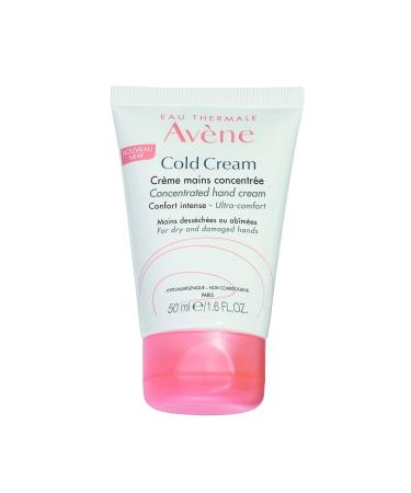 Eau Thermale Avene Cold Cream Concentrated Hand Cream - Quick Absorbing for Dry, Chapped Hands - 1.6 Fl Oz