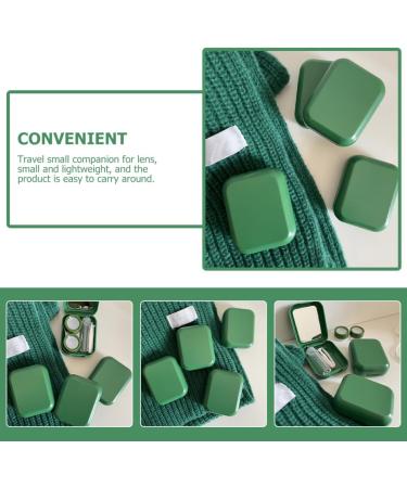 Oatipho Contact Lens Container Set - Travel-Friendly Glitter Case & Mirror Perfect for Lenses Storage | Buy Internationally - Buy Online on GoSupps.com
