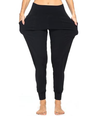 Kcutteyg Women's High Waisted Joggers with Pockets for Running and Sports - Large Black - Buy Online on GoSupps.com
