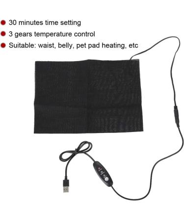 Heated Seat Cushion - Electric Waist & Back Pain Relief | Washable Heated Mat for Home & Office | USB-Powered Comfort - Buy Online on GoSupps.com