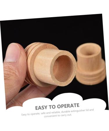 Beaupretty 80 Stk Moxa Fire Extinguishers for Moxa-Roller Massage - Professional Wooden & Stainless Steel Moxibustion Device - Buy Online on GoSupps.com