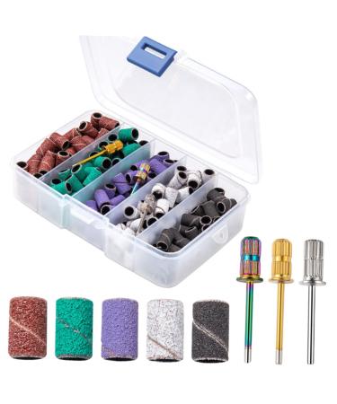 CRILSTYLEO 1 Set Nail Polish Set Sanding Bands for Nail Drill Professional Nail Drill Nail Drill Bits Manicure Tools Drill Sanding Bands Nail Sand Nail Grinding Sanding Bands Para U as Alloy