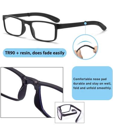 LUFF Foldable Reading Glasses for Men & Women | Anti Blue Light 3.0X | International Shipping Available - Buy Online on GoSupps.com