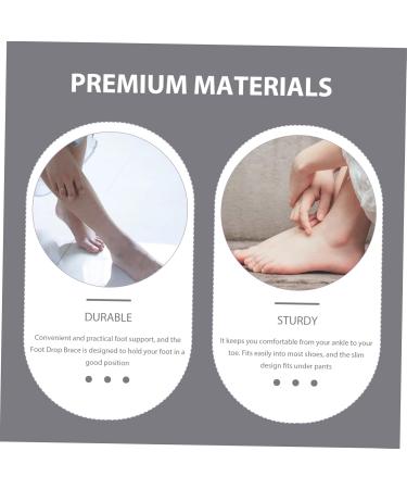 Premium Foot Immobilizer & Orthotic Tool for Drop Foot - Ankle Support Brace PVC Correction Belt - White 29x28x9cm - Buy Online on GoSupps.com